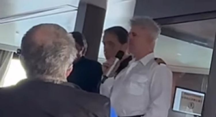 Sale a la luz video donde capitán del crucero con hantavirus informó sobre la primera muerte a bordo