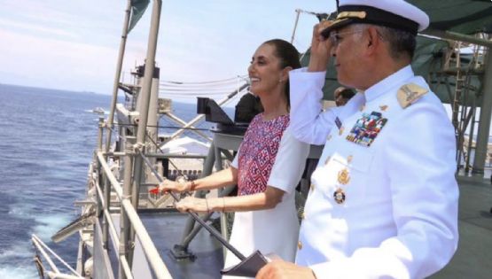 Día de la Marina: Sheinbaum llama a defender a la patria frente a “campañas de mentiras y de odio”