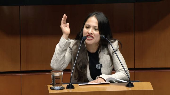 Con lenguaje procaz, diputada de Morena ataca en tribuna a opositores que dieron la espalda (Video)
