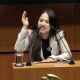 Con lenguaje procaz, diputada de Morena ataca en tribuna a opositores que dieron la espalda (Video)