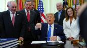 Foto ilustrativa de la nota titulada: Trump amenaza con abandonar el T-MEC; advierte que combatirá el narcotráfico por tierra