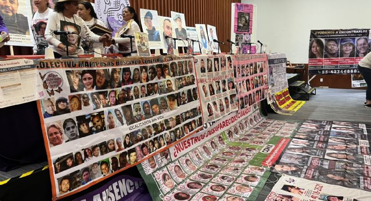 Familias buscadoras de la CDMX acusan represión de cara la inauguración del Mundial