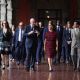 En medio de movilizaciones en CDMX, Sheinbaum recibe a Infantino en Palacio Nacional