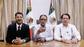 Foto ilustrativa de la nota titulada: Rosa Icela Rodríguez, Mario Delgado y Martí Batres reiteran llamado al diálogo con la CNTE
