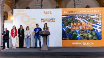 Presentan Samuel y Mariana el pabellón parque del agua, cultura y tradición de Nuevo León