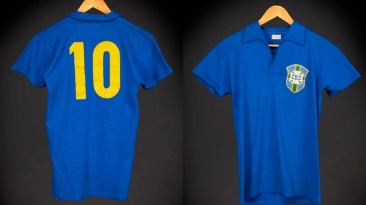 Subastarán playera que Pelé usó en la final del Mundial de 1958