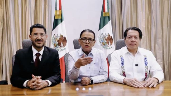 Rosa Icela Rodríguez, Mario Delgado y Martí Batres reiteran llamado al diálogo con la CNTE