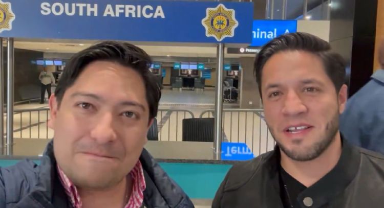Liberan a periodistas mexicanos de TUDN tras permanecer retenidos en Sudáfrica