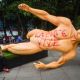CNTE derriba estatuas del Mundial en Paseo de la Reforma