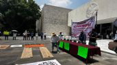 Foto ilustrativa de la nota titulada: Sindicato del INAH protesta frente al Museo de Antropología por omisiones a derechos laborales
