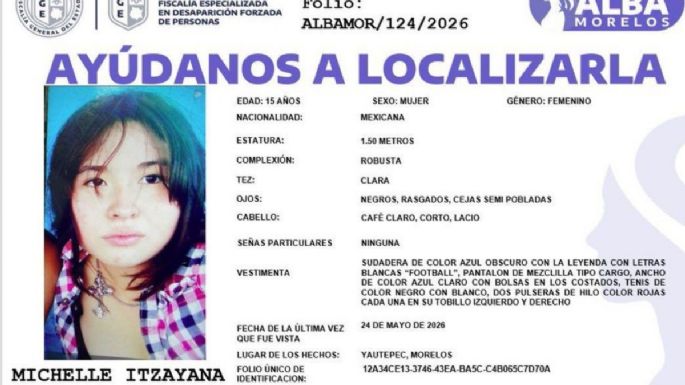 Hallan sin vida a Michelle Itzayana, estudiante de la UAEM que desapareció hace 11 días