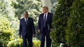 Foto ilustrativa de la nota titulada: AMLO asegura que solo hubo "una acalorada controversia" con Trump durante su gobierno