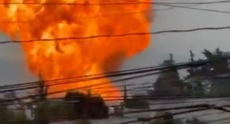Estallan tres pipas de presunto "huachicol" de gas en Tepeaca, Puebla