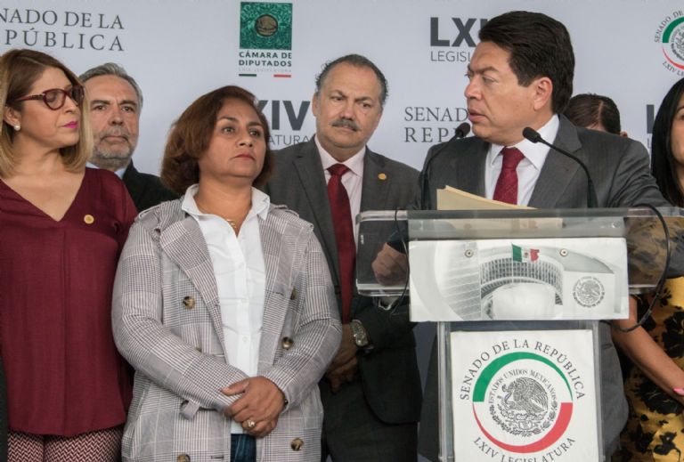 Delgado, coordinador del Grupo Parlamentario de Morena en 2019 Foto: Andrea Murcia / Cuartoscuro