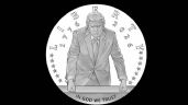 Foto ilustrativa de la nota titulada: Moneda conmemorativa con imagen de Trump puede estar ligada al narco, advierten demócratas