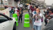 Foto ilustrativa de la nota titulada: Familiares de desaparecidos bloquean Viaducto y reclaman a Brugada en evento del Mundial