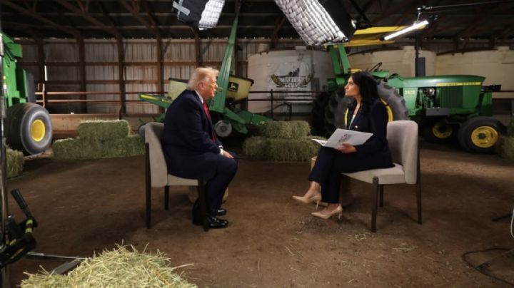Trump termina antes de tiempo una entrevista con NBC e insulta a la presentadora (Video)