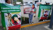 Foto ilustrativa de la nota titulada: Gobierno de Puebla obstruye a familiares de desaparecidos que se manifiestan en el España-Perú