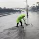 Lluvias colapsan calzada Ignacio Zaragoza; afectan servicios de Metro y Cablebús
