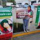 Gobierno de Puebla obstruye a familiares de desaparecidos que se manifiestan en el España-Perú