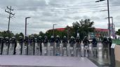 Foto ilustrativa de la nota titulada: Marcha la CNTE por Calzada de Tlalpan rumbo al Estadio Ciudad de México previo al Mundial
