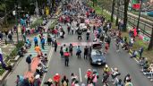 Foto ilustrativa de la nota titulada: Marcha la CNTE por Calzada de Tlalpan rumbo al Estadio Ciudad de México previo al Mundial (Video)