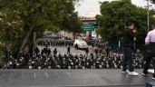 Foto ilustrativa de la nota titulada: Cientos de policías frenan marcha de la CNTE al Estadio Ciudad de México (Videos)