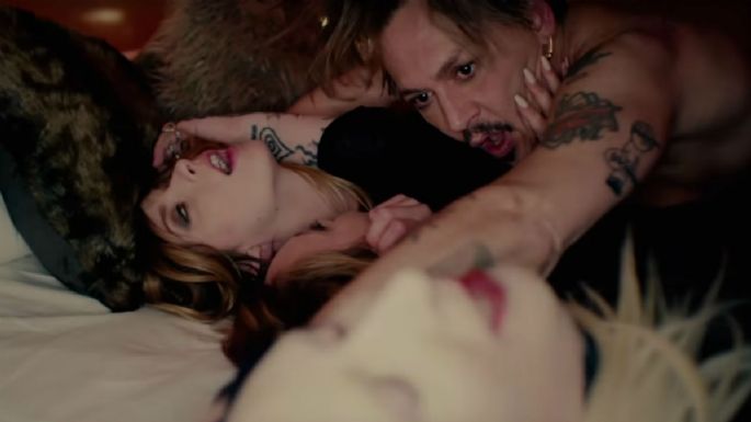 Johnny Depp, en la 'orgía musicalizada” de Marilyn Manson que divide a la crítica (Video)