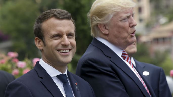 Trump-Macron: un encuentro 'viril”