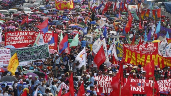 Marchan contra Duterte y su guerra antidrogas en Filipinas