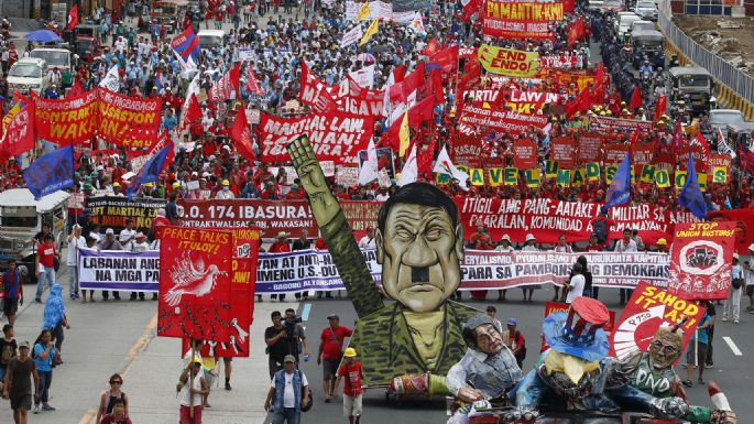 Marchan contra Duterte y su guerra antidrogas en Filipinas