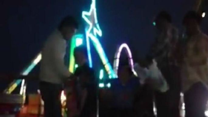 Se desprende vagón de juego mecánico en feria de Zacatlán (Video)