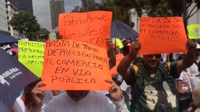 Ambulantes desalojados del centro ya tenían permiso de la delegación Cuauhtémoc: Diana Sánchez Barrios