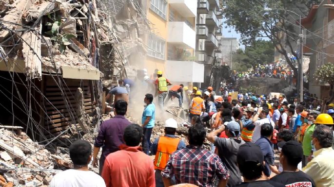 Edificios colapsados en la Ciudad de México (Videos)