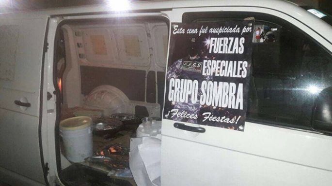 'Grupo Sombra”, brazo del Cártel del Golfo, repartió cenas navideñas en Veracruz