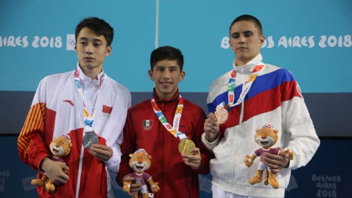 Randal Willars gana oro en clavados en Juegos Olímpicos de la Juventud en Buenos Aires