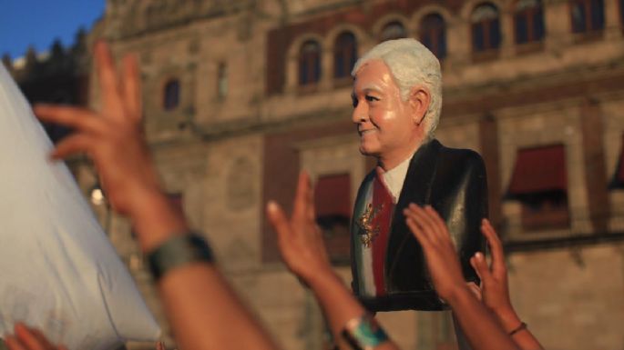 Celebran a López Obrador en el Zócalo (Fotogalería)