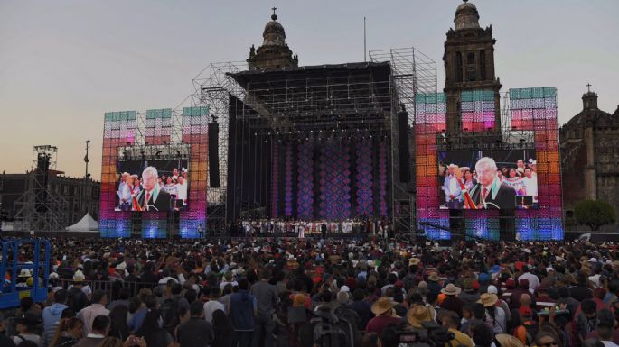 'Se manda obedeciendo al pueblo”, recuerdan a AMLO en ritual de purificación y entrega del bastón