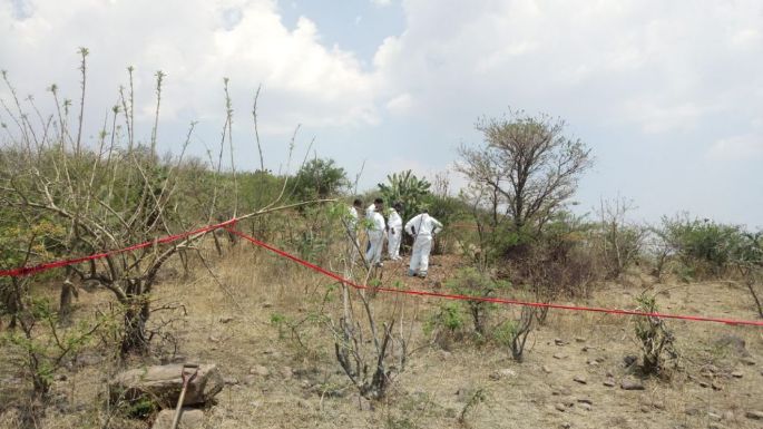 Exhuman ocho cuerpos de dos narcofosas en Tarímbaro