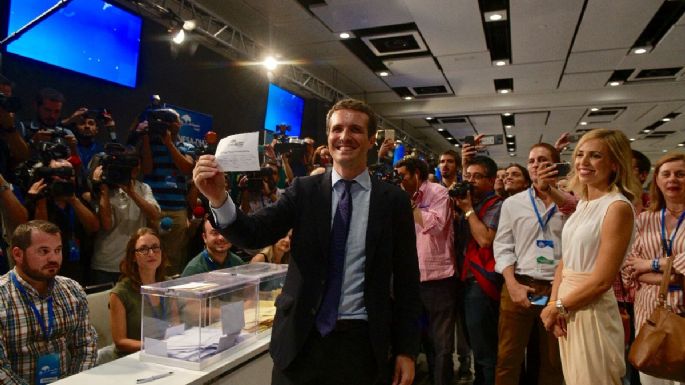 Pablo Casado, el nuevo presidente del Partido Popular en España