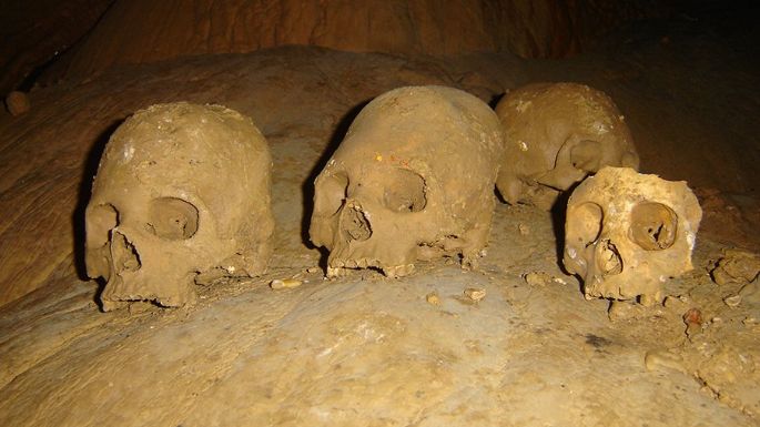 En el Museo Nacional de Antropología exhiben hallazgos de la caverna de Puyil, Tabasco