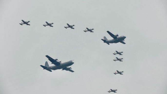 El último desfile militar encabezado por Enrique Peña Nieto (fotogalería)