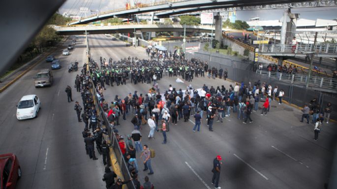 Federales bloquearon Circuito Interior; SSPC les pide no afectar a terceros