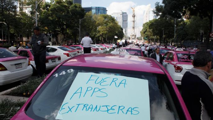 Estragos en la CDMX por el paro nacional de taxistas