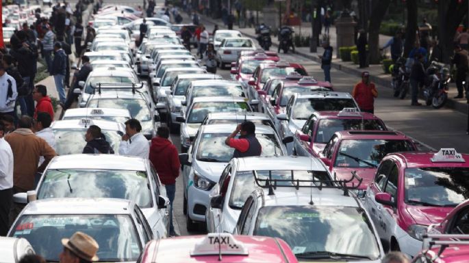 Estragos en la CDMX por el paro nacional de taxistas