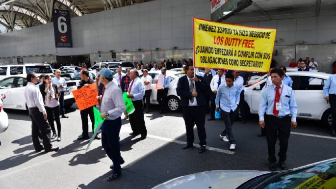 Estragos en la CDMX por el paro nacional de taxistas