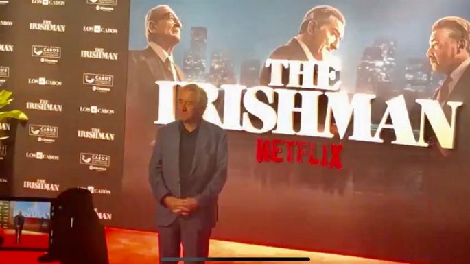De Niro presentó 'El irlandés”, la esperada película de Scorsese, en Los Cabos