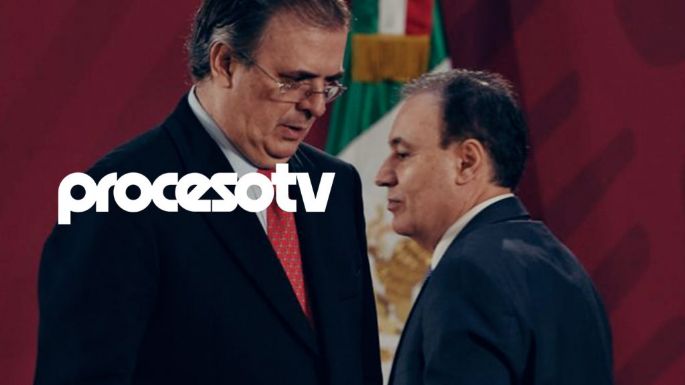 Durazo y Ebrard en la mañanera: Ni te veo ni me ves