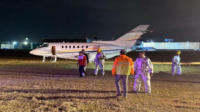 Aeronave particular se despista y obliga el cierre parcial del aeropuerto de Toluca