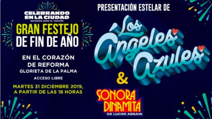 ¿Sin plan para Año Nuevo? Los Ángeles Azules y la Sonora Dinamita despedirán 2019 en la CDMX